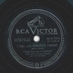 Frankie Carle - I feel like Spaghetti tonight / Piano Polka