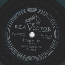 Frankie Carle - I feel like Spaghetti tonight / Piano Polka