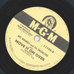 Art Mooney - Honky Tonk Blues / Move it on over