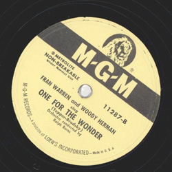 Fran Warren and Woody Herman - Former Members of the 106th Division / One for the wonder