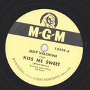 Judy Valentine - Kiss me sweet / Kitchy Kitchy Koo