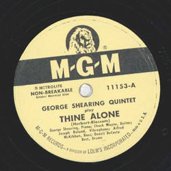 George Shearing Quintett - Thine alone / Genevas move