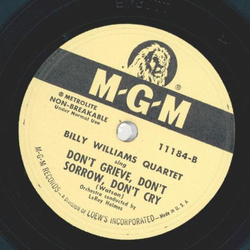 Billy Williams Quartet - Confetti / Dont grieve, dont sorrow, dont cry