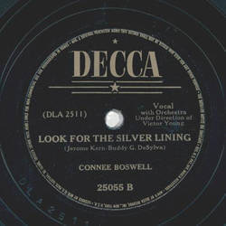 Connee Boswell - Smoke gets in your eyes / Look for the silver lining