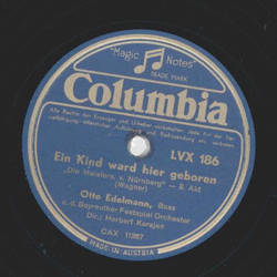 Otto Edelmann - Ein Kind ward hier geboren / Selig wie...