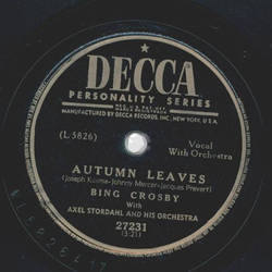 Bing Crosby - Autumn Leaves / This is the Time