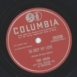 Toni Arden - Chante Moi / So deep my Love