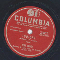 Toni Arden - Why? / Tonight