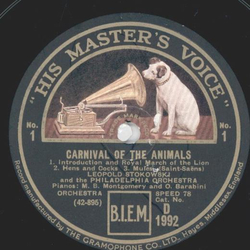 Leopold Stokowski - Carnival of the Animals Teil I und II