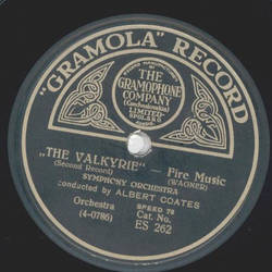 Albert Coates - The Valkyrie: Fire Music Teil I und II