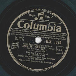 Dolores Gray, Bill Johnson - Vocal Gems from: Annie get your gun