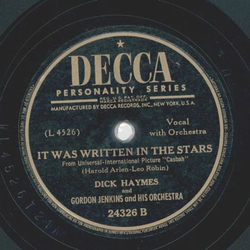Dick Haymes - Whats good about goodbye / It was written in the stars