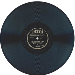 Bing Crosby - Ill remember April / So much in Love