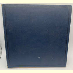 Schellackplattenalbum 30cm (12) blau, Fcher 
