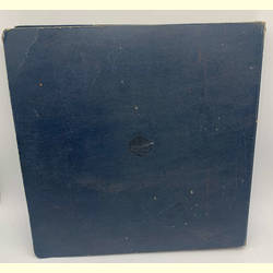 Schellackplattenalbum 30cm (12) blau, Fcher 