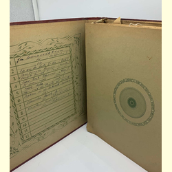 Schellackplattenalbum 30cm (12) rotbraun, Fcher 