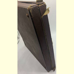 Schellackplattenkoffer/ - Sammler  25cm  (10) - braun