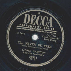 Lionel Hampton - How you sound / Ill never be free