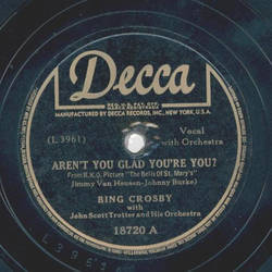 Bing Crosby - Arent you glad youre you / In the Land of...