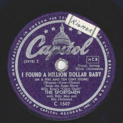 The Sportsmen - I found a million dollar Baby / Me an my shadow