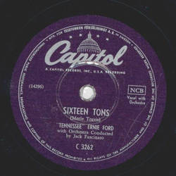 Tennessee Ernie Ford - Sixteen Tons / You Dont Have To Be A Baby To Cry