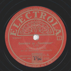 Karl Bhm - Ouvertre zu: Tannhuser Teil I bis IV (2 Records) 
