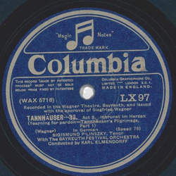 Sigismund PLinski - Tannhuser: 33 Act 3 Inbrunst im...