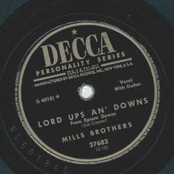 Mills Brothers - Lord ups an down / A Cottage with a Prayer