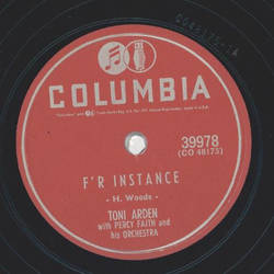 Toni Arden - FR Instance / Its only my heart