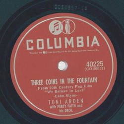 Toni Arden - Three Coins in the Fountain / Where the rolling Mountains meet the rolling Sea