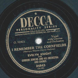 Evelyn Knight - I remember the Cornfields / Youre always...