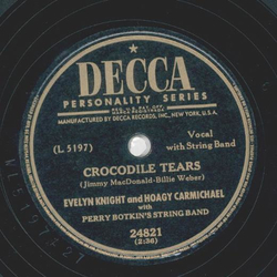 Evelyn Knight - Crocodile Tears / Crime and Punishment