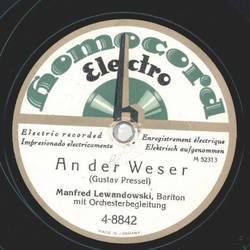 Manfred Lewandowski - Winterlied / An der Weser