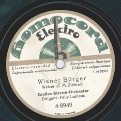 Felix Lemeau - Wiener Bürger / Die Zigeunerprimas
