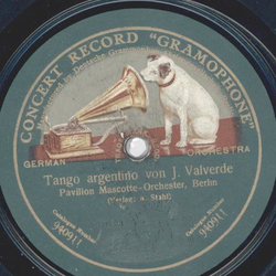 Pavillon Mascotte Orchestre - Tango Argentino / Liebchen lass uns tanzen