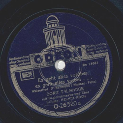 Dorit Talmadge - Es geht alles vorbei, es geht alles...