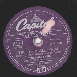 Tennessee Ernie - The Tennessee Local / Blackberry Boogie
