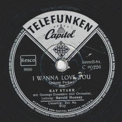 Norman Kaye / Kay Starr - Tell me why / I wanna love you 