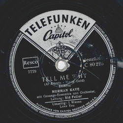 Norman Kaye / Kay Starr - Tell me why / I wanna love you 