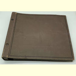 Schellackplattenalbum 25cm (10) graubraun
