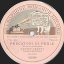 Enrico Caruso - Pescatori di Perle / unbespielt (Motiv...