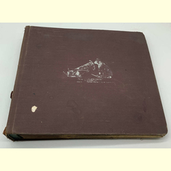 Schellackplattenalbum 25cm (10) braun - C - HMV 