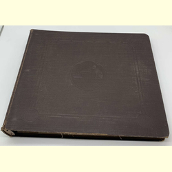 Schellackplattenalbum 25cm (10) dunkelbraun - D - HMV 