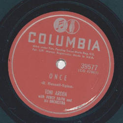Toni Arden - Never / Once