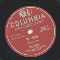 Toni Arden - Too late now/ Too young
