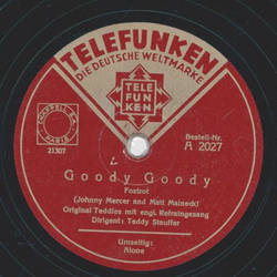 Teddy Stauffer - Alone / Goody Goody
