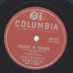 Tony Bennett - Stranger in Paradise / Why does it have to be me?