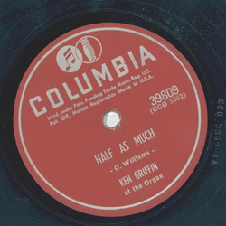 Ken Griffin - Auf Wiedersehn Sweetheart / Half as much