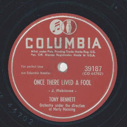 Tony Bennett - I cant give you anything but Love / Once there lived a fool