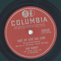 Tony Bennett - Sleepless / Somewhere along the way 